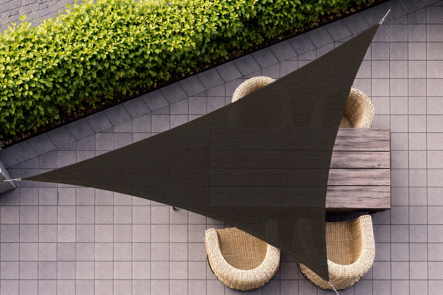 Driehoek 90 graden 4x4x5,7m Grey