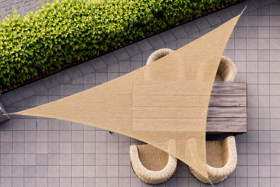 Driehoek 90 graden 4x4x5,7m Beige