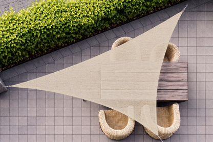 Driehoek 90 graden 5x5x7,1m Off white